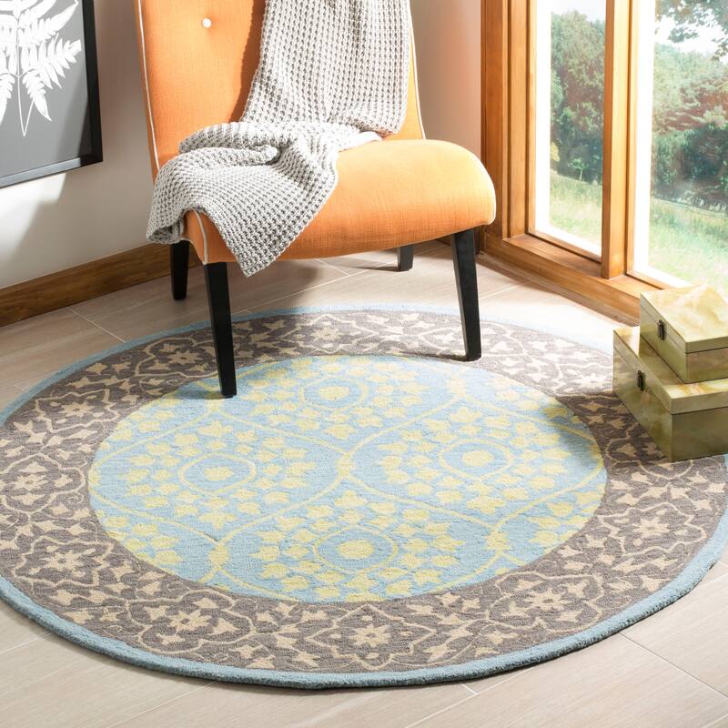 SAFAVIEH Handmade Suzani Fatima Boho Tribal Wool Rug