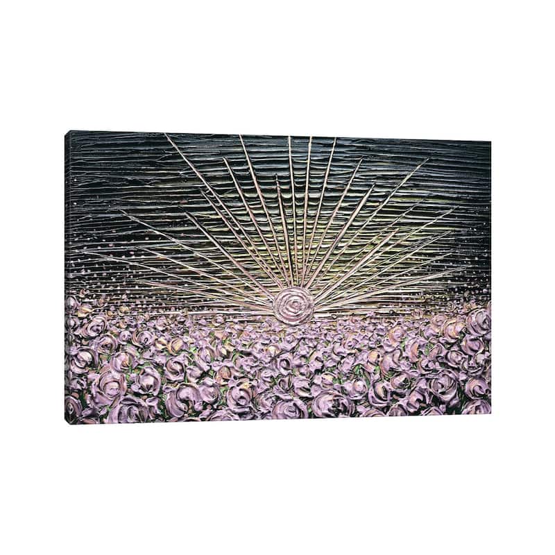 iCanvas "Glowing Hearts - Lavender Gold" by Nada Khatib Canvas Print