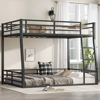 Metal Heavy-duty Bunk Bed for Teens and Adults, No Box Spring Needed