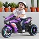 preview thumbnail 8 of 34, Electric Ride-On Motorcycle for Kids 3-6 Years Old, 12V, USB, MP3, LED Lights & Shock Absorbers Violet