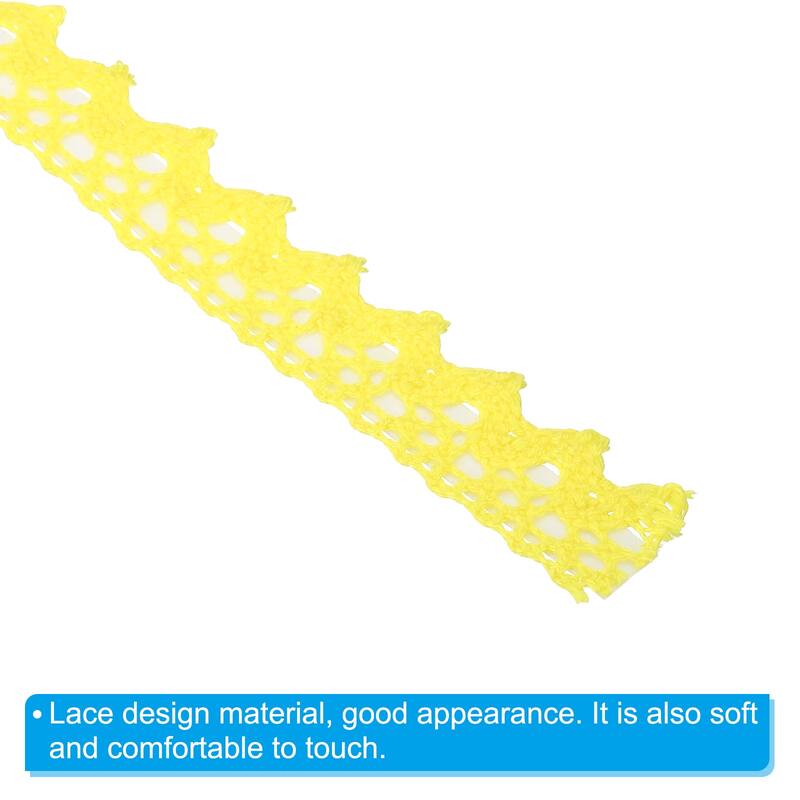 Lace Ribbon Self-Adhesive Lace Tape, 2 Rolls Cotton Masking Sticker