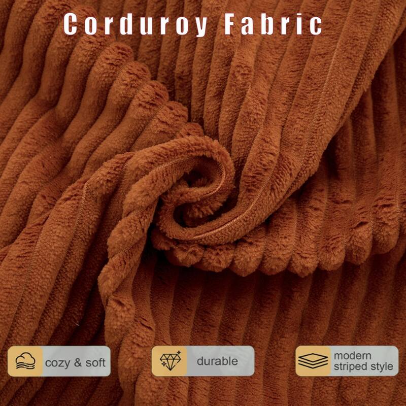 2 in 1 Convertible Sofa Bed, Sleeper Sofa with Storage Pockets, Pull Out Loveseat Couch with Two Cup Holders