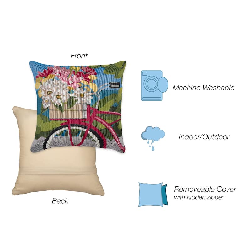 Liora Manne Marina Summer Ride Indoor/Outdoor Pillow