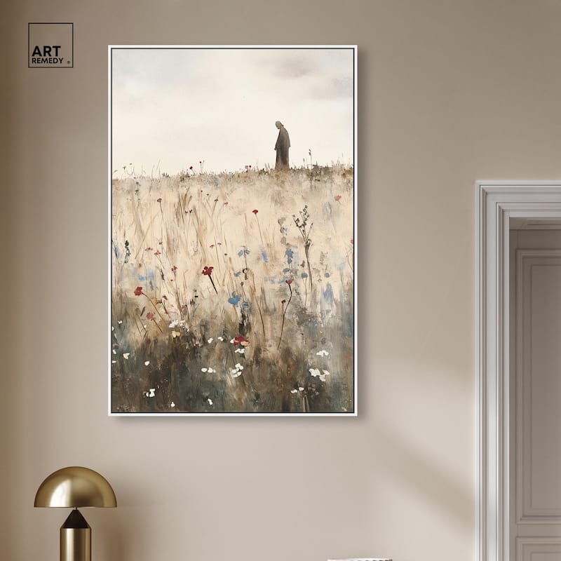 Ambling Monk Canvas by Art Remedy