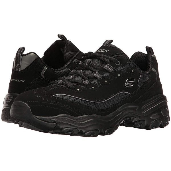 skechers d'lites mens black