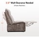 preview thumbnail 30 of 33, MCombo Armless Power Recliner Chair with USB Ports, 3.5" Wall Clearance Electric Reclining Sofa Chair for Living Room, ALR01