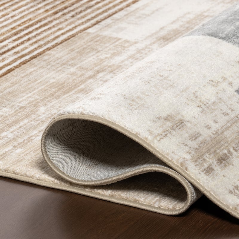 Nuloom Vickie Abstract Fringe Area Rug