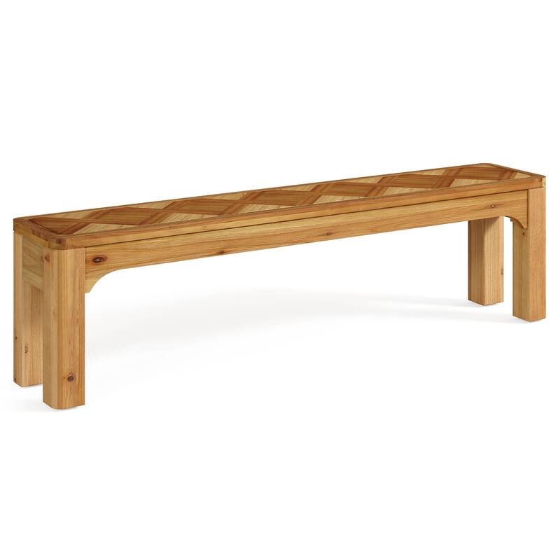 Solid Wood Dining Bench, Kitchen Table Bench, Hallway Living Room Accent Seat Entryway Bench Dining Stool
