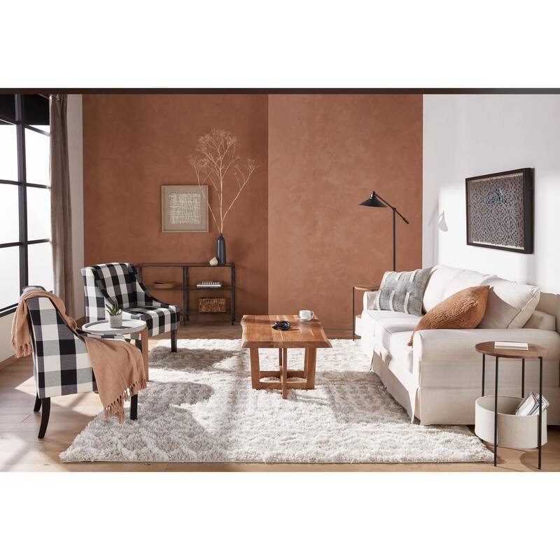 HUJI Papier-Mache Ripples Shadow Box Wall Decor