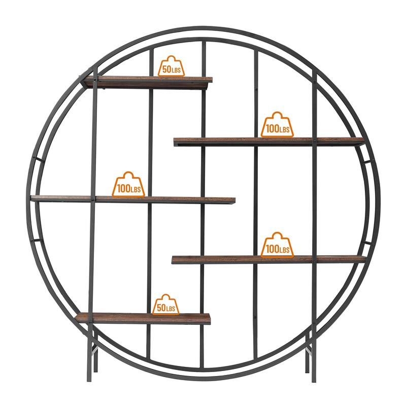 5-Tier Metal Plant Stand bookcase storage rack