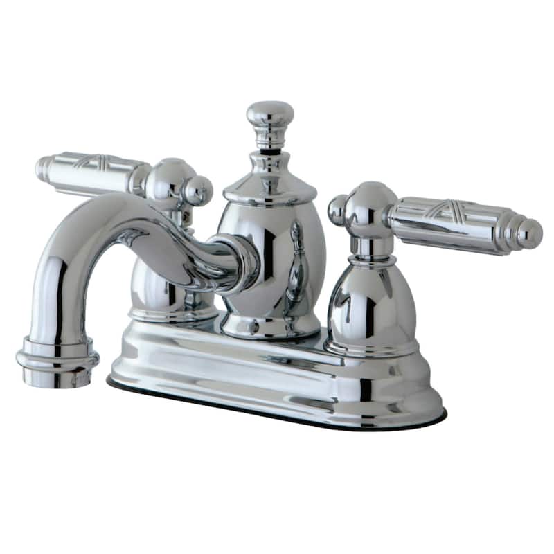 Kingston Brass Georgian 1.2 GPM Centerset Bathroom Faucet with Pop-Up - Polished Chrome