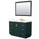 Option Green, Gold Trim, Giotto Quartz Top