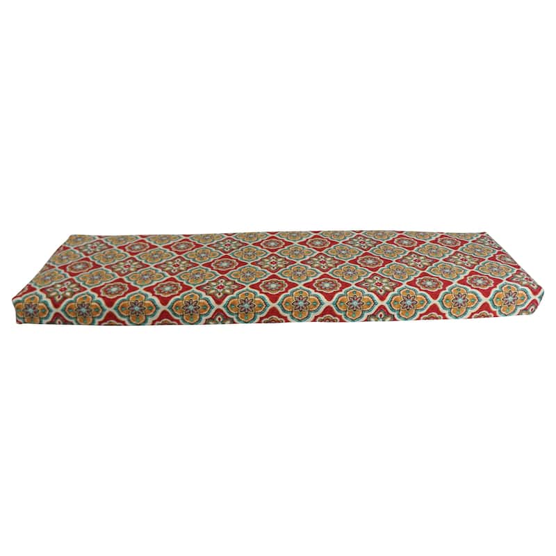 Blazing Needles 63-inch All-Weather Bench Cushion - 63 x 19