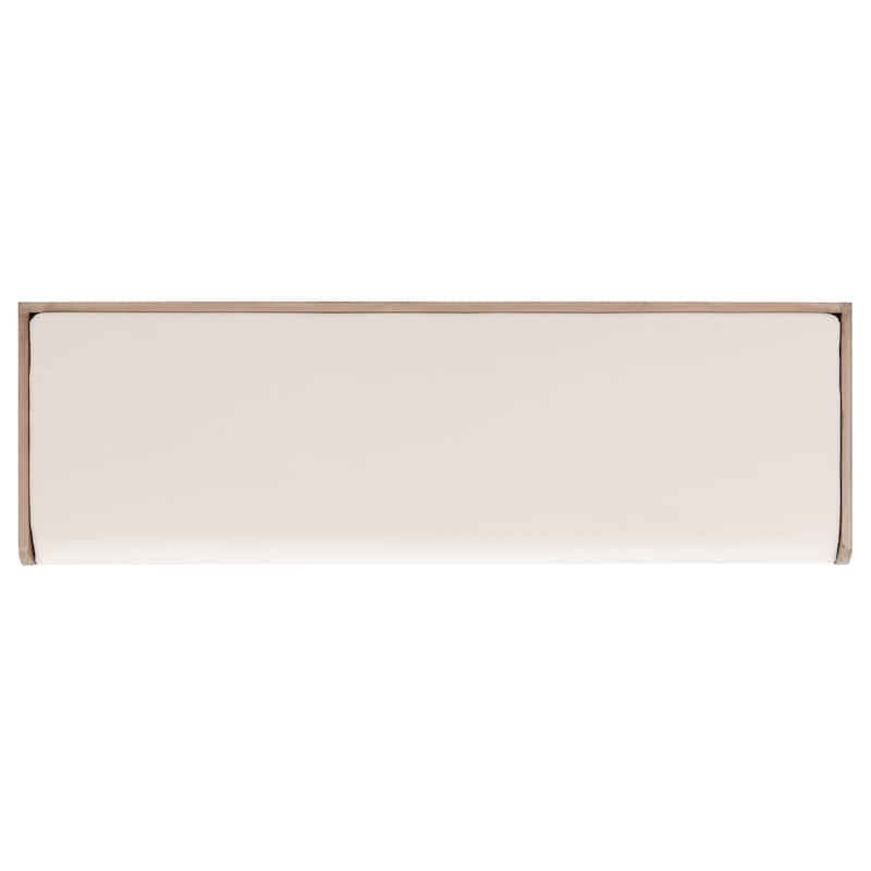 SAFAVIEH Fiorello 3-Drawer with Cushion Storage Bench - 47.3" W x 15" L x 19" H - 47Wx15Dx19H