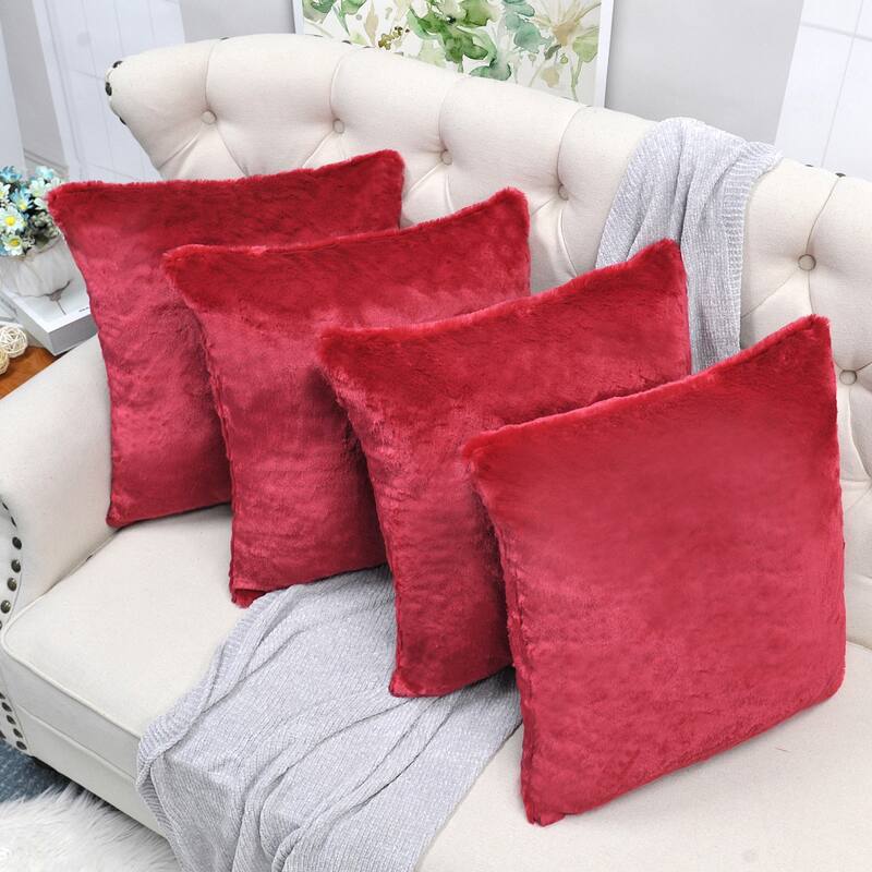Fauxfur Pillow Shell Set 20'X20"