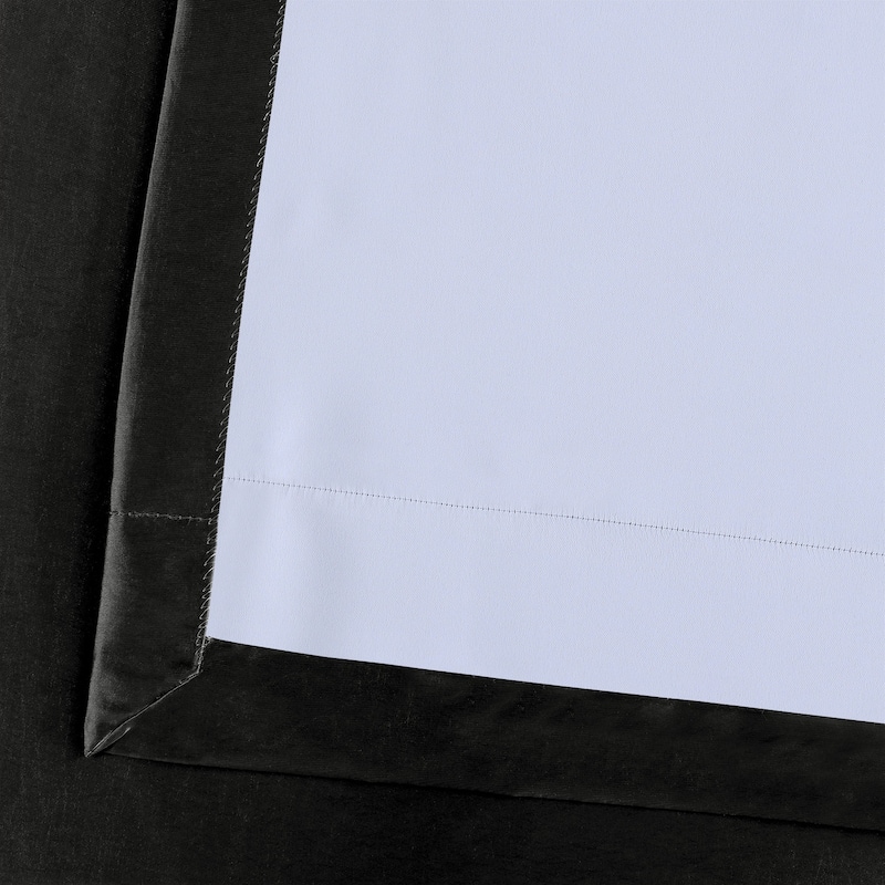 Exclusive Fabrics Blackout Faux Silk Taffeta 120-inch Curtain (1 Panel)