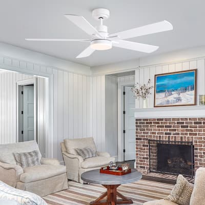 Modern Ceiling Fan Light with Lighting and Remote Control, Adjustable Fan Speed for Bedroom and Living Room