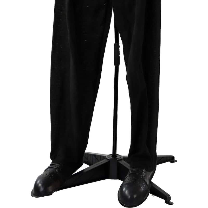 Haunted Hill Farm Life-Size Animatronic Zombie with Lights and Sound, Indoor or Covered Outdoor Halloween Decoration