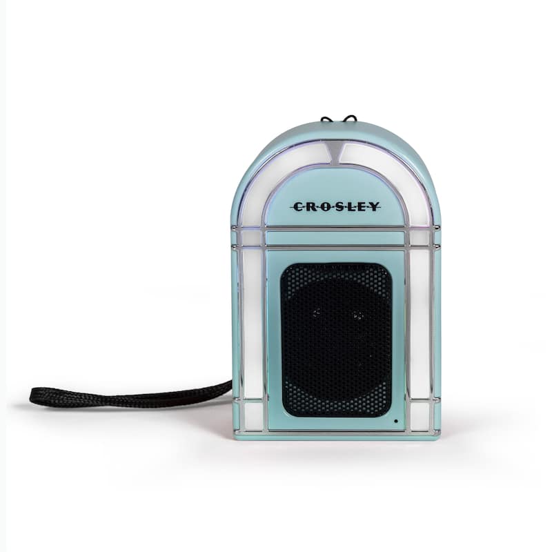 Crosley Mini Jukebox Portable Bluetooth Speaker In Aqua Blue