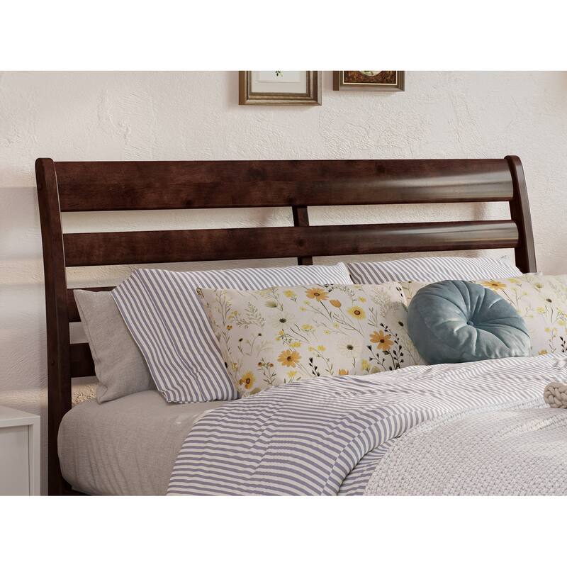 Emelie Platform Bed with Panel Footboard and Twin Trundle