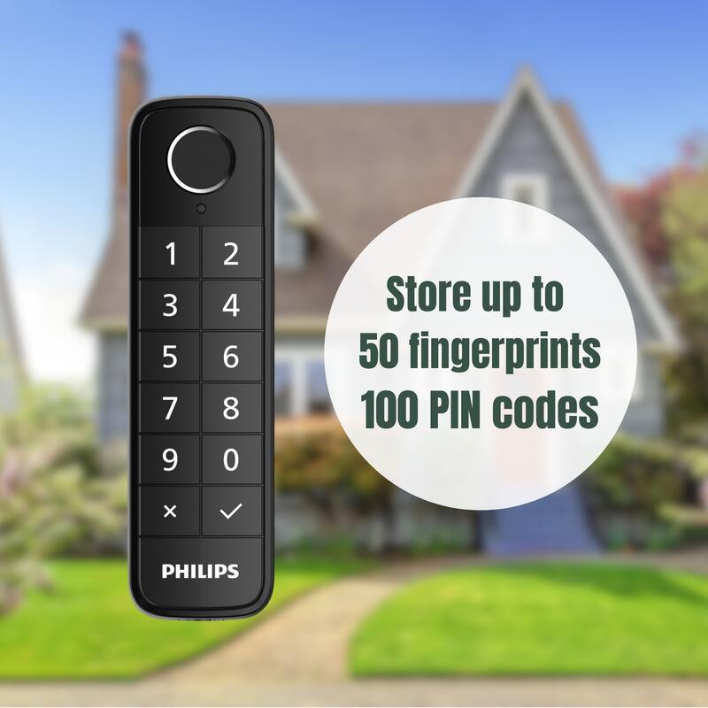 Philips Wi-Fi Retrofit Smart Lock Deadbolt with Wireless Keypad