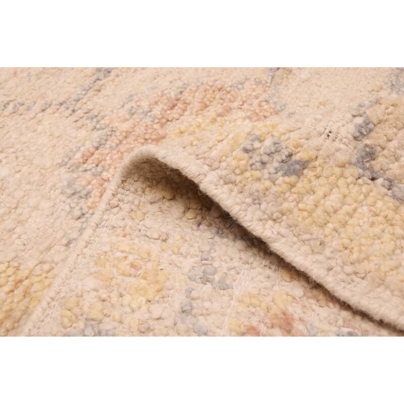 ECARPETGALLERY Hand-knotted Looma Ivory Wool Rug - 8'3 x 9'9