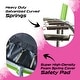 preview thumbnail 5 of 5, Machrus Moxie Pumpkin-Shaped Outdoor Trampoline Set with Premium Top-Ring Frame Safety Enclosure, 15 FT - Green Apple - 15 FT