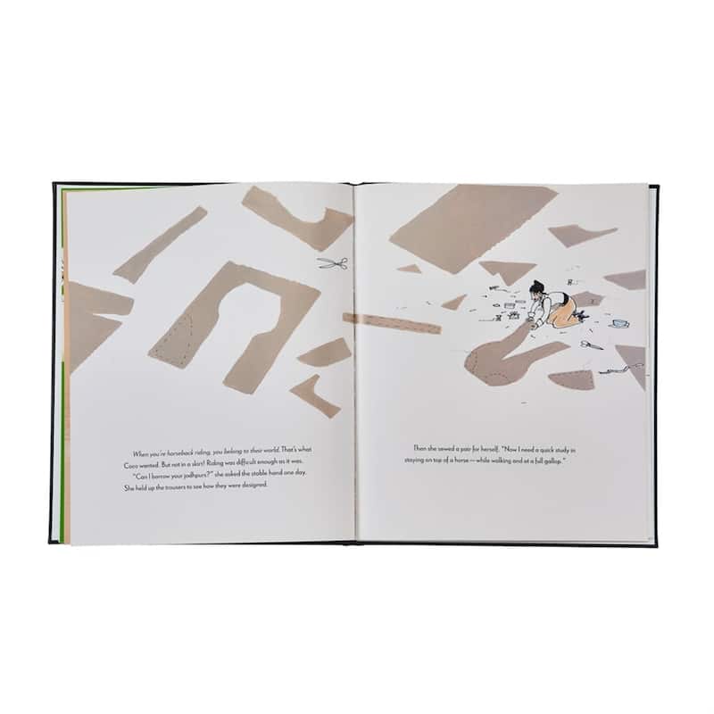 Graphic Image The Gospel According to Coco Chanel Coffee Table Book, Leather, White