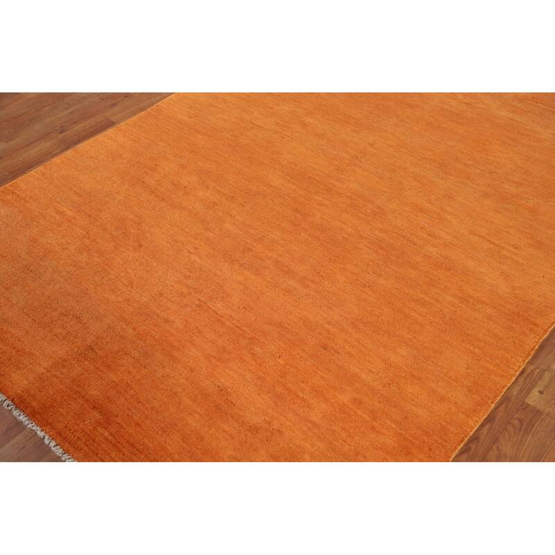 Modern Gabbeh Oriental Area Rug Handmade Living Roomwool Carpet - 4'8" x 6'7"