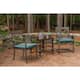 Sunbrella Solid fabric 2 pack 18 in. Square seat pad with 21 options - 18"W x 18"D x 2.5"H