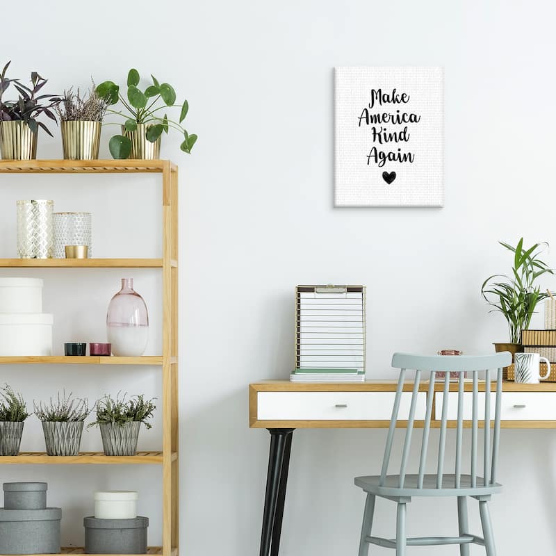 Make America Kind Canvas Art Print