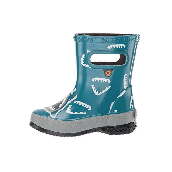 dark blue rain boots