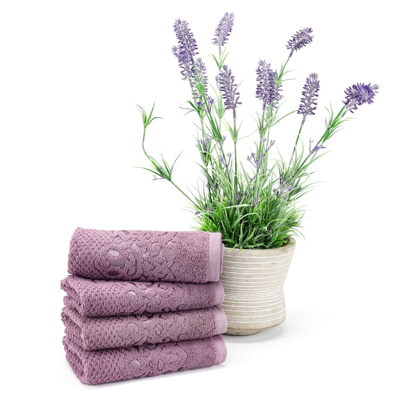 East'N Blue Galata Turkish Cotton Washcloth (Pack of 4)