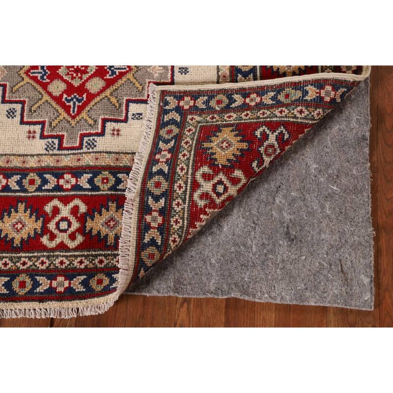 Kazak Oriental Accent Rug Hand-Knotted Wool Carpet - 3'5"x 4'9"
