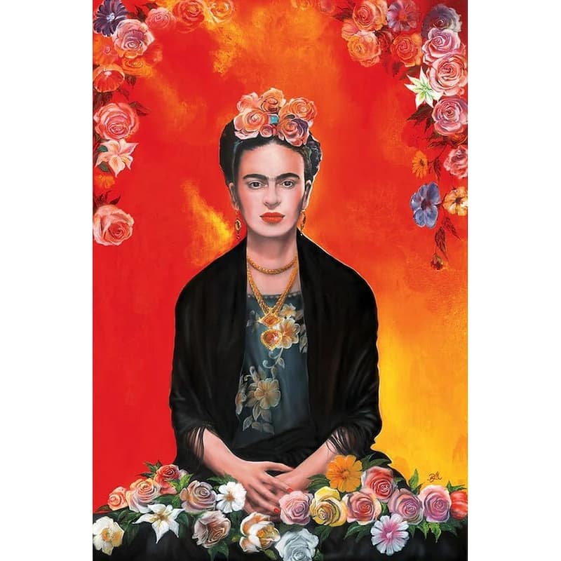 Frida Kahlo by Magrini Art Poster - 24 x 36 Inch