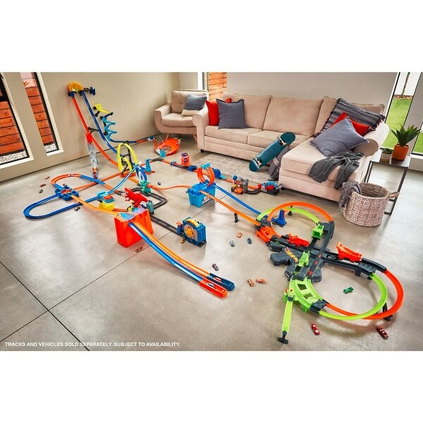 hot wheels action colossal crash track set