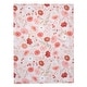 preview thumbnail 2 of 5, Bedtime Originals Flower Power Floral/Strawberry Soft/Cozy Fleece Baby Blanket