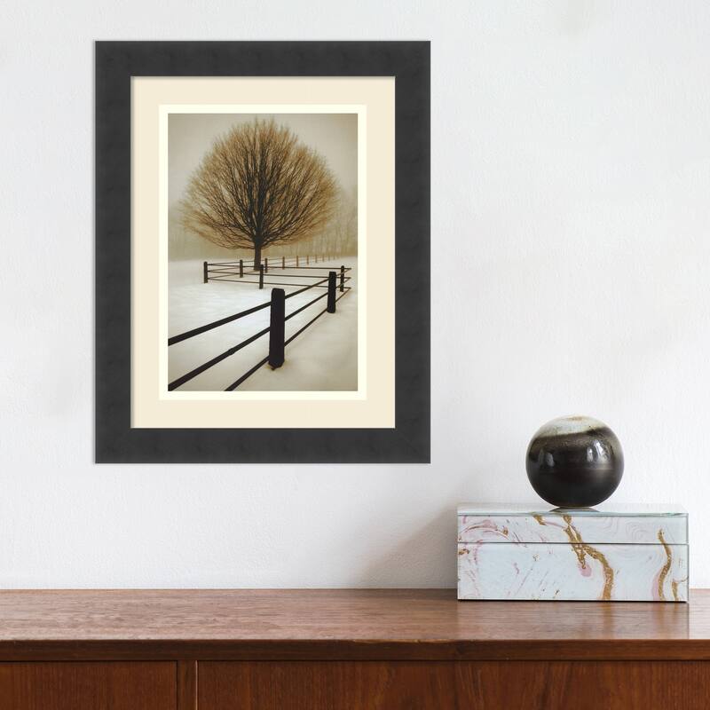 Framed Art Print 'Solitude' by David Lorenz Winston 12 x 16-inch