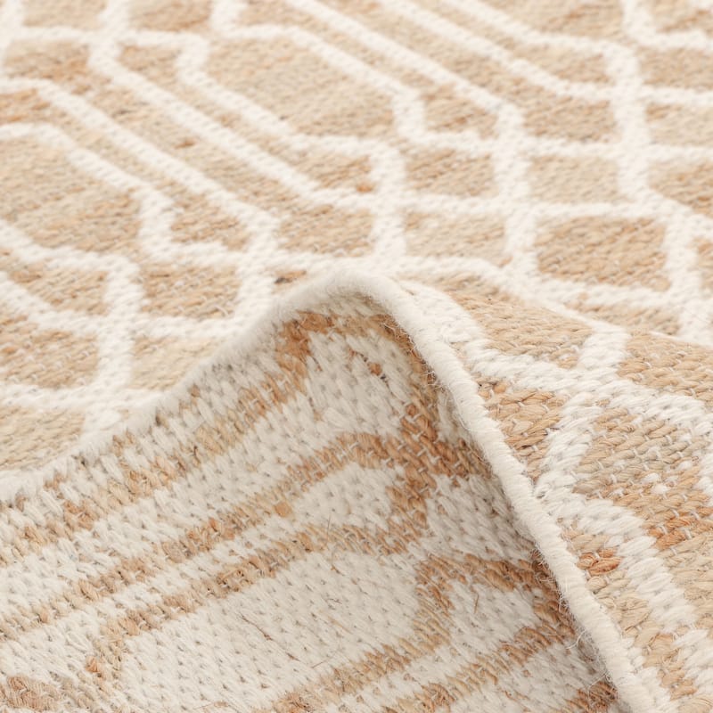Overton Handmade Modern Contemporary Trellis Area Rug