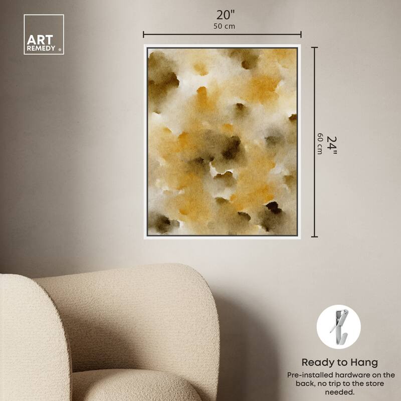 Art Remedy Granola Chocolate Chips Framed Watercolor Boho Abstracts