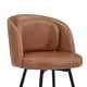 preview thumbnail 21 of 61, Swivel Bar Stools Set Of 2/3/4, Metal Bar Stools, Modern Upholstered Bar Stools For Kitchen Island - 20.3"W X 20.3"D X 39"H