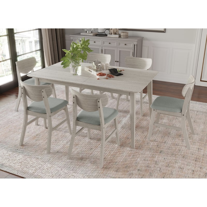 Easton 7-Pieces Dining Table and Chair