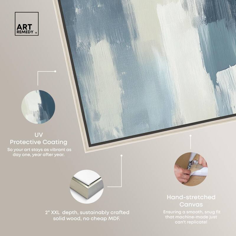Blue Union Canvas by Art Remedy