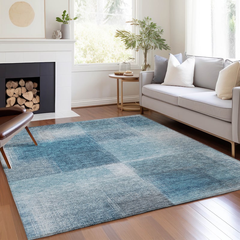 Machine Washable Indoor/ Outdoor Chantille Ombre Rug