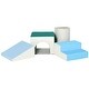 preview thumbnail 3 of 8, 4 Piece Foam Play Set Crawling & Sliding Set for Toddlers