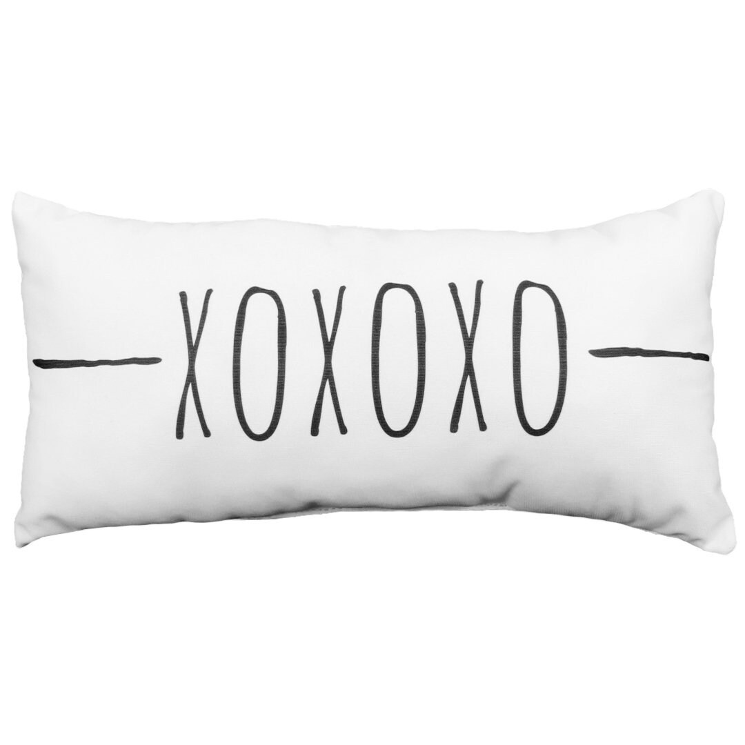 xoxoxo pillow