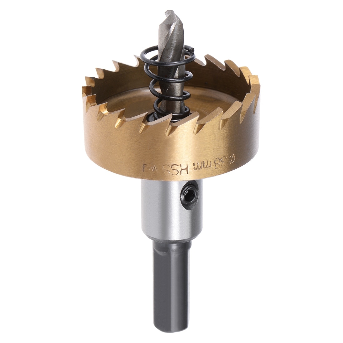 12-38mm High Speed Steel Drill Bit Kit Hole Saw Stainless Steel Metal Cutter HD