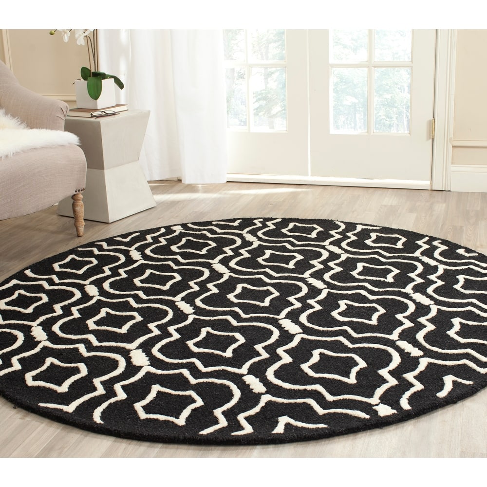 SAFAVIEH Handmade Cambridge Smaragda Modern Wool Rug