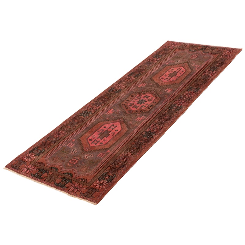 ECARPETGALLERY Hand-knotted Andelz Taupe Wool Rug - 3'6 x 9'10