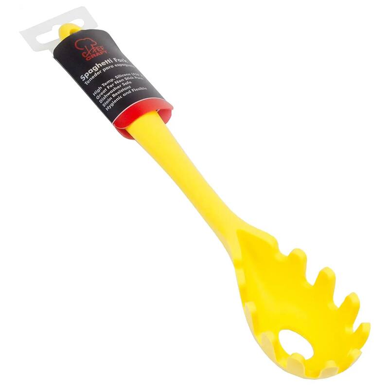 Chef Craft 11.5" Premium Heat Resistant Silicone Spaghetti Server / Pasta Fork